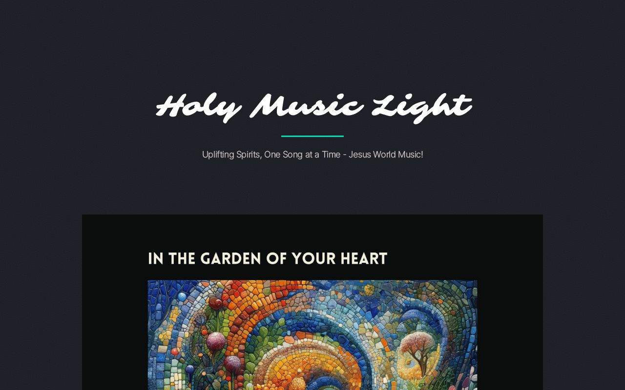 Holy Music Light